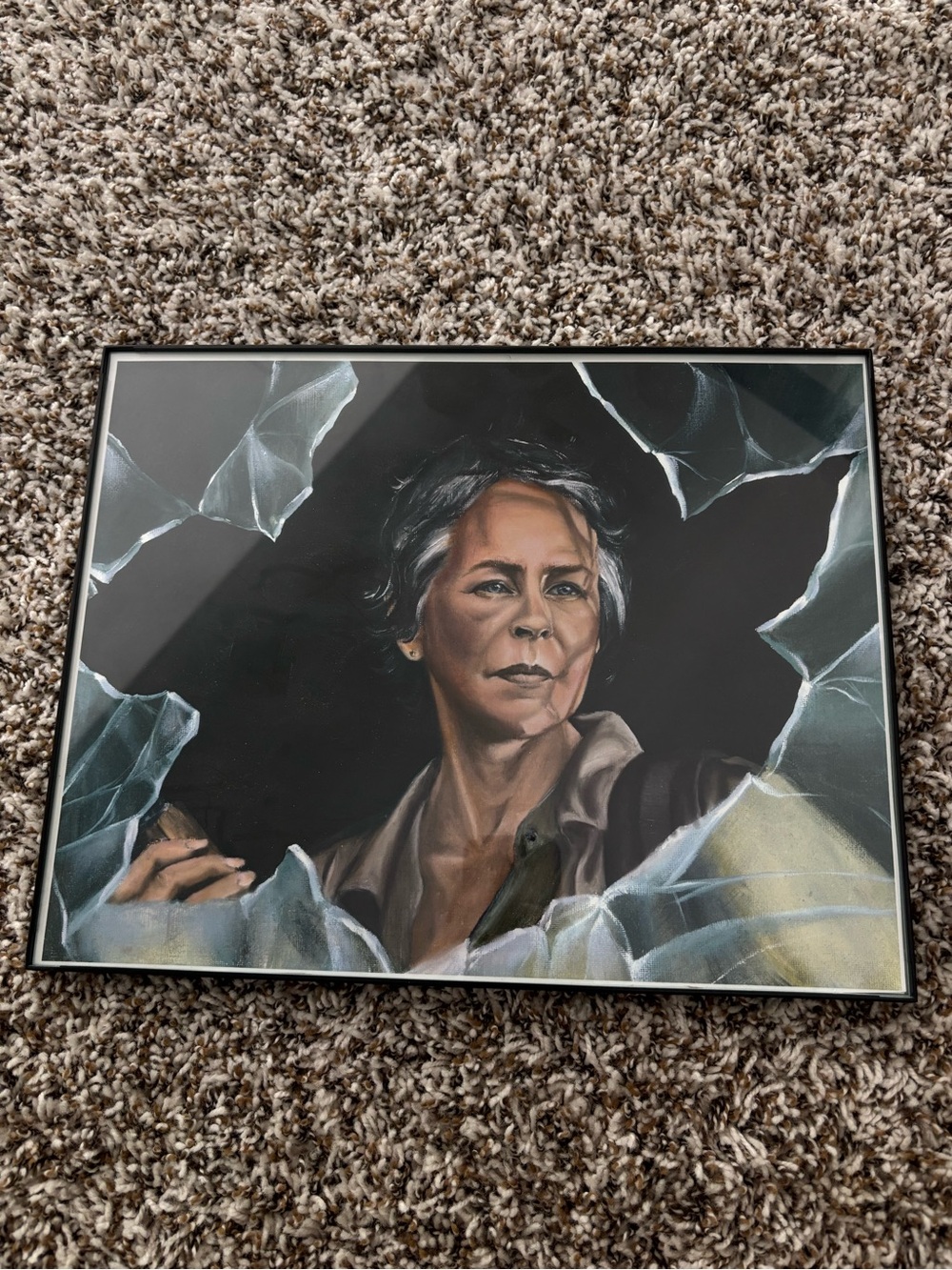 Framed The Walking Dead Carol Print